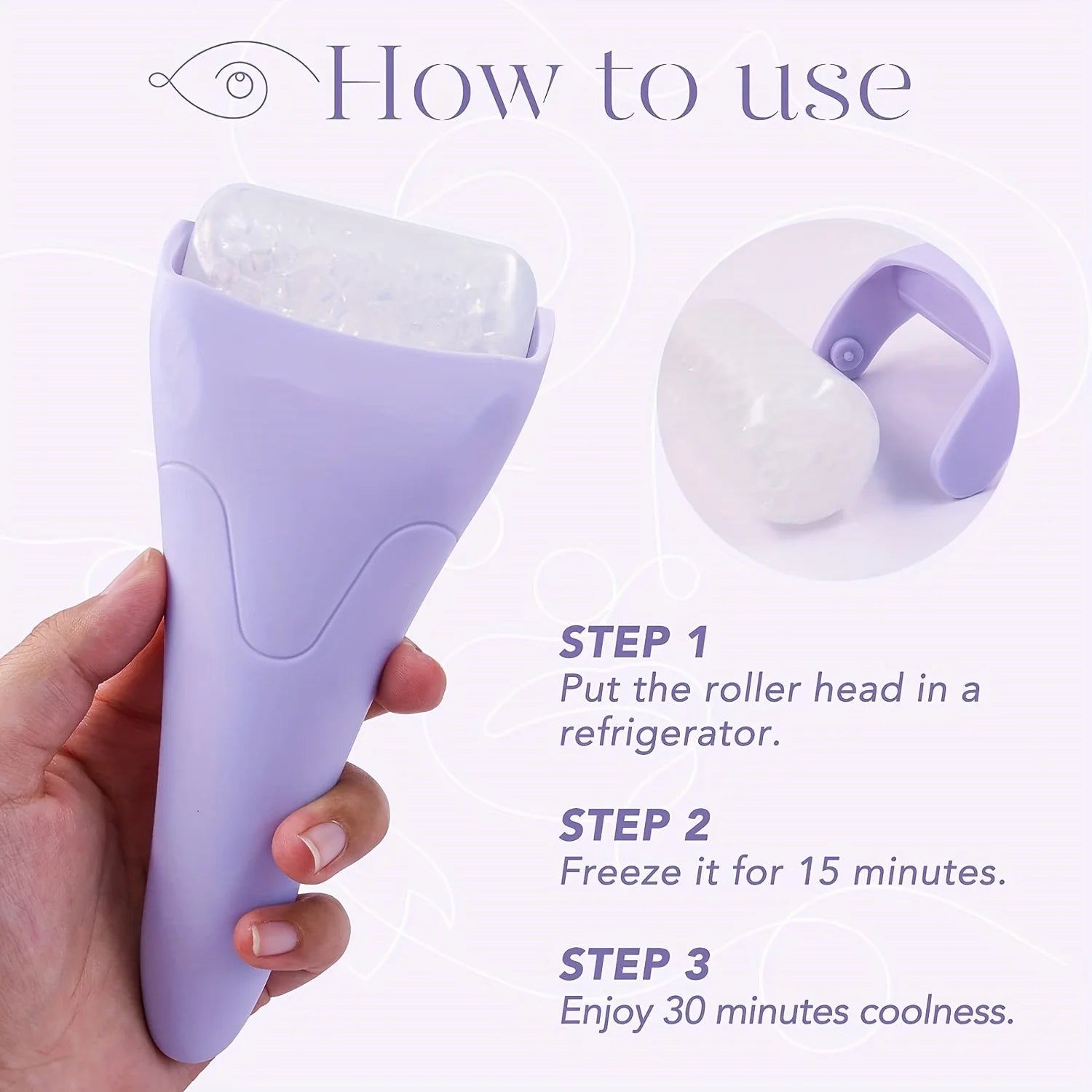 Ventora Ice Face Roller -Cooling Facial Massage Tool